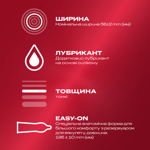 Презервативы латексные с силиконовой смазкой DUREX (Дюрекс) Elite (тонкие) 12 шт