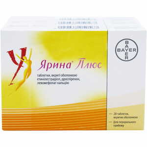 Ярина Плюс табл. п/о №28 3шт
