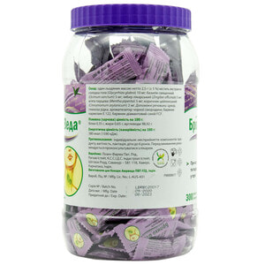 Бронхо Веда леденцы травяные при кашле и бронхите со вкусом черной смородины банка 300 шт