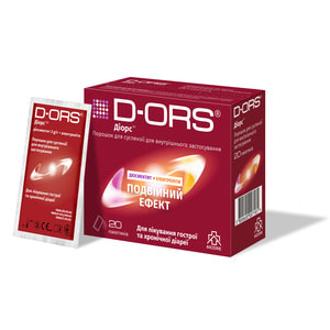 D-ORS порошок для внутрішнього застосування в пакетиках 20 шт