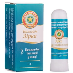 Звездочка бальзам д/инг. туба 1,3г