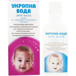 Укропна вода розчин для перорального застосування від метеоризму та колік у дітей флакон 150 мл GRIPE WATER