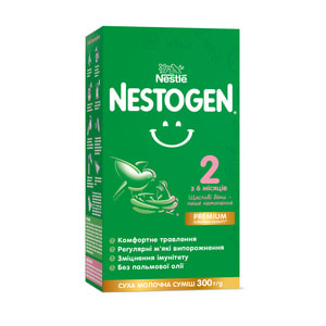 Суміш молочна дитяча NESTLE (Нестле) Нестожен 2 з лактобактеріями L. Reuteri з 6 місяців 300 г