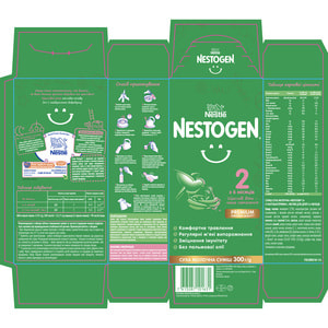 Суміш молочна дитяча NESTLE (Нестле) Нестожен 2 з лактобактеріями L. Reuteri з 6 місяців 300 г