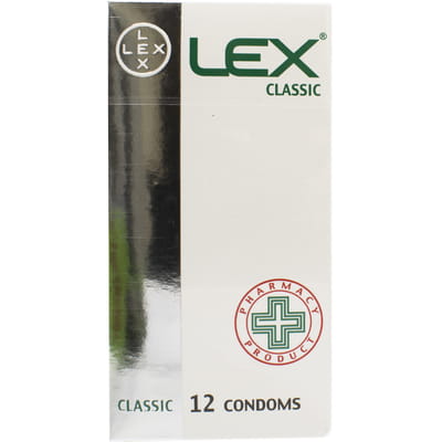 Презервативи латексні LEX (Лекс) Classic класичні 12 шт