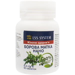 Боровая матка Нано таблетки по 0,4 г флакон 90 шт