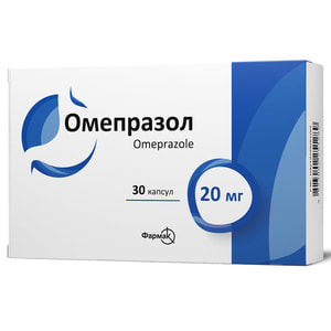 Омепразол капс. 20мг №30