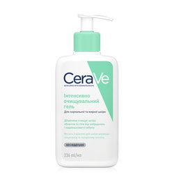 Гель для обличчя і тіла CERAVE (Сераве) для нормальної і жирної шкіри інтенсивно очищуючий 236 мл