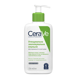 Эмульсия для лица и тела CERAVE (Сераве) для нормальной и сухой кожи очищающая, увлажняющая 236 мл