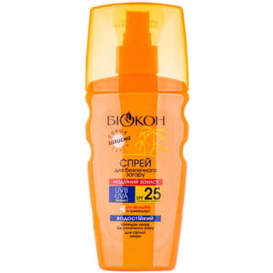 Спрей для безопасного загара БИОКОН SPF 25 160 мл