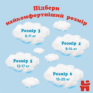 Підгузки-трусики для дітей HUGGIES (Хагіс) Pants (Пентс) 3 для хлопчиків від 6 до 11 кг 58 шт NEW