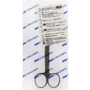 Ножницы операционные остроконечные прямые по Standart 11,5 см артикул 20.1722 SURGIWELOMED