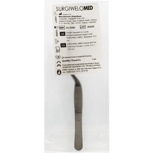 Пінцет хірургічний вушний багнетоподібний по Lucae 14 см артикул 34.5566 SURGIWELOMED