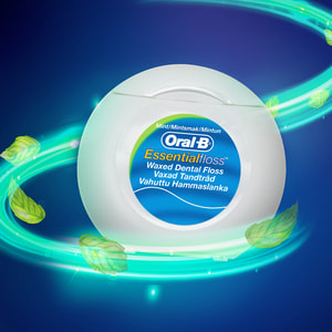 Зубная нить ORAL-B (Орал-би) Essential Floss (Эссеншиал флосс) вощеная мятный вкус 50 м