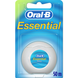 Зубная нить ORAL-B (Орал-би) Essential Floss (Эссеншиал флосс) вощеная мятный вкус 50 м