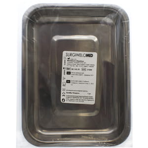 Лоток хірургічний прямокутний довжина 20 см розміри 200 мм х 150 мм х 25 мм, об'єм 0,6 л артикул 88.146.20 SURGIWELOMED