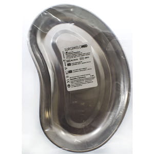 Лоток хірургічний ниркоподібний довжина 26 см, висота 25 мм, об'єм 0,5 л артикул 88.139.25 SURGIWELOMED