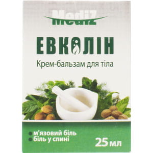 Евколін крем-бальзам для тіла баночка 25 г