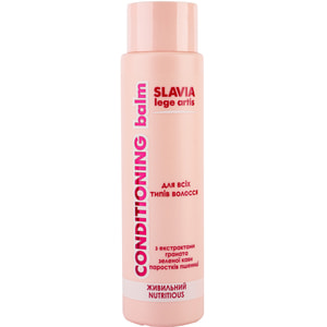 Бальзам-кондиціонер Аромат Slavia Lede artis поживний для всіх типів волосся 400 мл