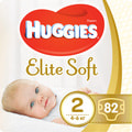 Підгузники для дітей HUGGIES (Хагіс) Elite Soft (Еліт софт) 2 від 4 до 6 кг 82 шт