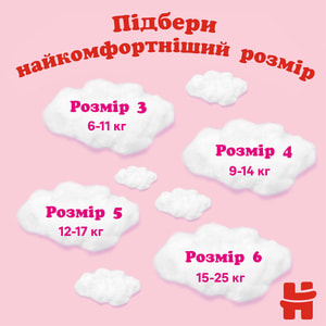 Підгузки-трусики для дітей HUGGIES (Хагіс) Pants (Пентс) 3 для дівчаток від 6 до 11 кг 58 шт NEW