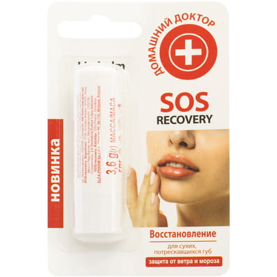 Бальзам для губ Домашній Доктор SOS-recovery 3,6 г