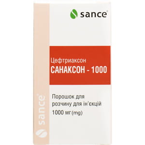 Санаксон-1000 пор. д/р-ра д/ин. 1000мг фл. №1