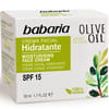 Крем для обличчя BABARIA (Бабарія) з олією оливи зволожуючий SPF15 50 мл