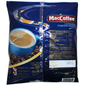 Напиток кофейный MACCOFFEE (Маккофе) 3 в 1 Сгущеное молоко пакетик 18 г 20 шт