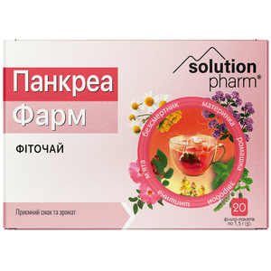 Панкреа Фарм фіточай фільтр-пак. 1,5г №20 Solution Pharm
