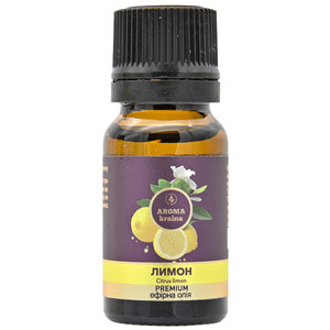 Масло эфирное AROMA KRAINA (Арома краина) Premium (Премиум) Лимон 10 мл