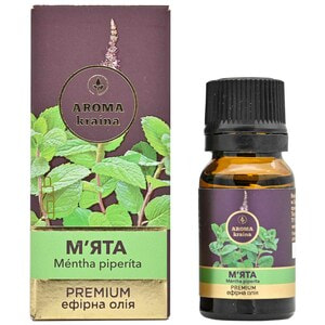 Масло эфирное AROMA KRAINA (Арома краина) Premium (Премиум) Мята 10 мл