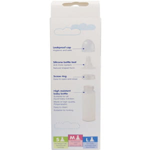 Пляшечка для годування BABY-NOVA (Бебі нова) Декор пластикова універсальна 240 мл