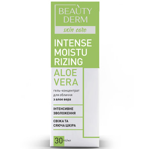 Гель-концентрат для лица Beauty Derm (Бьюти дерм) с алоэ вера 30 мл