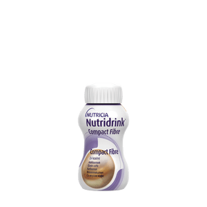 Харчовий продукт для спеціальних медичних цілей: ентеральне харчування Nutridrink Compact Fibre (Нутрідрінк Компакт Файбер) зі смаком мокко 4 х 125 мл