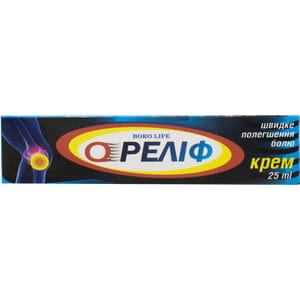 Q-реліф крем протизапальний при захворюваннях опорно-рухового апарату туба 25 мл