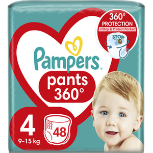 Подгузники-трусики для детей PAMPERS Pants (Памперс Пантс) Maxi (Макси) 4 от 9 до 15 кг 48 шт
