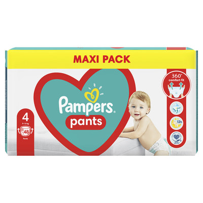 Подгузники-трусики для детей PAMPERS Pants (Памперс Пантс) Maxi (Макси) 4 от 9 до 15 кг 48 шт