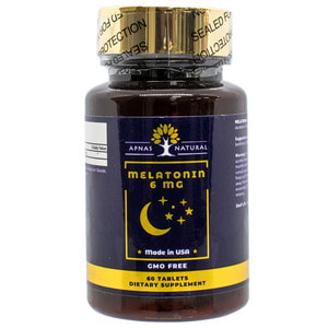 Мелатонін APNAS NATURAL (Апнас Натурал) таблетки по 6 мг для нормалізації сну контейнер 60 шт