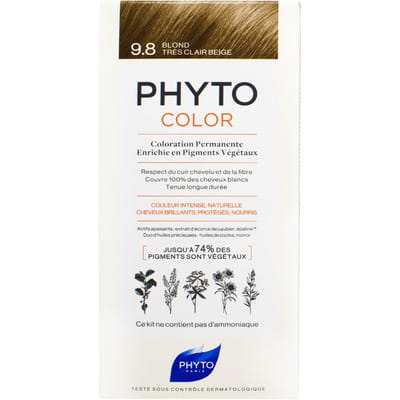 Крем-краска для волос PHYTO (Фито) Фитоколор тон 9.8 Бежевый блондин