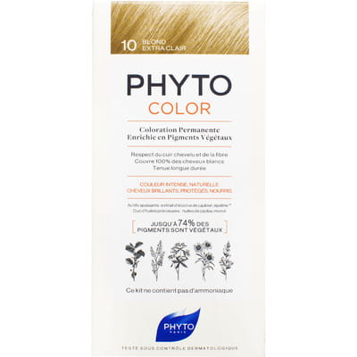 Крем-краска для волос PHYTO (Фито) Фитоколор тон 10 Экстрасветлый блондин