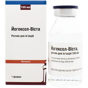 Йогексол-Виста р-р д/ин. 350мг йода/мл фл. 100мл №1***