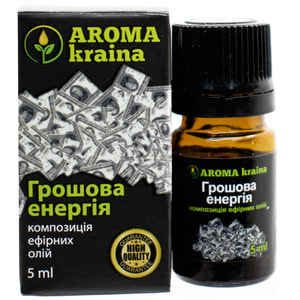 Композиция эфирных масел AROMA KRAINA (Арома краина) Денежная энергия 5 мл