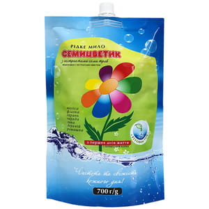 Мыло жидкое детское ФИТОДОКТОР Семицветик с первых дней жизни дой-пак 700 г