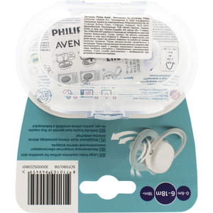 Пустушка силіконова AVENT (Авент) SCF 080/08 Animal від 6 до 18 місяців для дівчат 2 шт