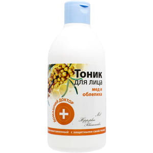 Тоник для лица Домашний Доктор Мед и облепиха 300 мл