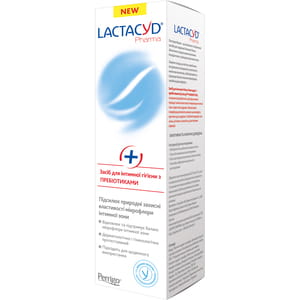 Средство для интимной гигиены Lactacyd (Лактацид) Фарма С пребиотиками флакон с дозатором 250 мл