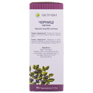 Чорниці пагони 75г