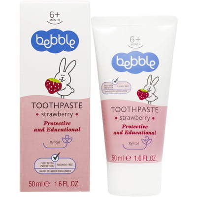Зубная паста BEBBLE (Бебл) детская со вкусом клубники 50 мл