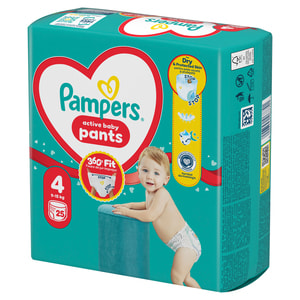 Підгузки-трусики для дітей PAMPERS Pants (Памперс Пантс) Maxi (Максі) 4 від 9 до 15 кг 25 шт
